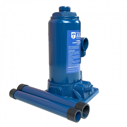 Домкрат бутылочный двухштоковый T02002i AE&T 2т фото 7